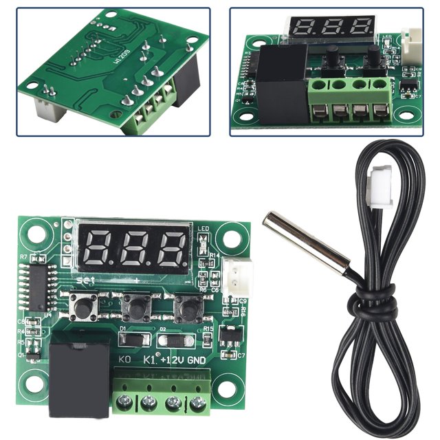 -50-110°C W1209 12V Module de Commande de Température de Capteur de Thermostat Numérique