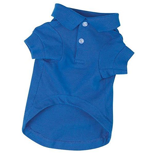 POLO DOG SHIRT Preppy Button Down Cotton Shirts for Dogs 5 Colors To Choose From(Large - 20" Raspberry Sorbet)