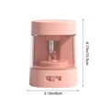 thumbnail image 3 of MTBLYS Electric Pencil Sharpener Usb Automatic Dual Power Source 3 Adjustable Thickness Settings Transparent Shavings Tray Compact Home Office Use, 3 of 6