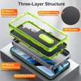 thumbnail image 4 of for Samsung Galaxy S22 5G Case, Samsung Galaxy S22 5G Phone Case with Built in Kickstand, Shockproof/Dustproof/Drop Proof Heavy Duty Military-Grade Rugged Protective Cover for Samsung Galaxy S22 5G, 4 of 8