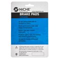 thumbnail image 2 of Niche Ceramic Front Rear Brake Pad Set for Polaris Sportsman 450 ATV 519-KPA2327D, 2 of 6