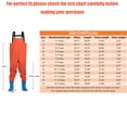 thumbnail image 2 of Youth Fishing Waders For Kids Chest High Waders With Boots Attached For Outdoor Adventure And River Exploration, 2 of 4