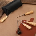 thumbnail image 4 of relayinert 4pcs Durable Sewing Repair Tools Awl With Wooden Handle Versatile DIY Hand Tool 1Set, 4 of 6