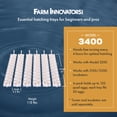 thumbnail image 3 of Farm Innovators 3400 Plateau de Remplacement Rail de Caille pour 120 Œufs (6 Pack), 3 of 10