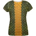 thumbnail image 1 of T-shirt pour Femmes à Imprimé Intégral de Costume Dragon Vert d'Halloween, 1 of 2