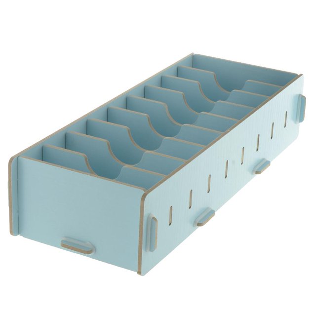 veasfak Lovoski Business Card Case Holder, Display Organizer Office Home Light Blue