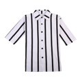thumbnail image 5 of Robe Rayée pour Tout-Petites Filles Enfant Décontractée à Manches Longues avec Boutons Robe Chemise Vêtements, 5 of 5