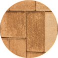 thumbnail image 1 of Ahgly Tapis Rond Lavable en Machine Intérieur Transitionnel Orange, 3 Pieds Rond, 1 of 7