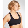 thumbnail image 4 of Maidenform Womens Sporty Racerback Sports Bra, L, Black, 4 of 4