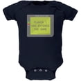 thumbnail image 1 of Halloween Player 1 One Costume New Born Gamer Funny Soft Baby One Piece, 1 of 1
