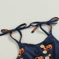thumbnail image 4 of Bébé Halloween Filles Romper Sans Manches Citrouille Impression Shorts une Pièce Vêtements, 4 of 7