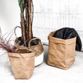 thumbnail image 2 of Washable Kraft Paper Bag Plant Flowers Pots Multifunction Home Storage Bag Brown, 2 of 6