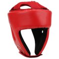 thumbnail image 3 of Boxing Helmet Boxing Head Gear Sanda Helmet Boxing Helmet PU Leather Adjustable Head Guard Sanda Kickboxing Training Defense, 3 of 8