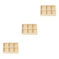 thumbnail image 4 of Thinsony Jewelry Display Tray Case Beads Holder Ladies Bangles Gemstone Stackable 6 grids 7.87x5.91x1.38 Inch 3Set, 4 of 6