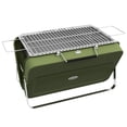 thumbnail image 1 of Outsunny Barbecue au Charbon Portable Mini avec Coque de Valise, Vert, 1 of 10