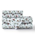thumbnail image 2 of Johnson Home 144 Thread Count Cotton Printed Sheet Sets, 2 of 4