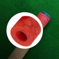 thumbnail image 1 of DYNWAVECA Billiard Cue Stick Ferrules Tube Replacement Compact Lightweight Pool Cue Ferrule Billiard Cue Tip Ferrule Repair Accessories Red, 1 of 10