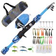 thumbnail image 1 of Kids Fishing Pole Set, Kids Fishing Set 4.9ft Length Multipurpose  For 3 To 15 Years Old, 1 of 8