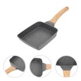 thumbnail image 2 of KAKOWELY non stick frying pans Multi-purpose Frying Pan Kitchen Non-stick Pan Medical Stone Skillet with Handle14.96"X5.91"X1.57", 2 of 4