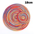 thumbnail image 3 of CAROOTU Round Cotton Coaster Heat Resistant Dining Table Plate Mat for Household Protects Table from Burnt, 3 of 7