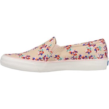 Keds womens Double Decker Floral Sneaker, Tan, 9.5 US