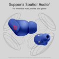 thumbnail image 2 of Écouteurs-boutons True Wireless à Réduction de Bruit Restored Beats Studio - Bluetooth Classe 1, 8 Heures d'Écoute, Résistants à la Sueur, Microphone Intégré - (Bleu Océan), 2 of 9