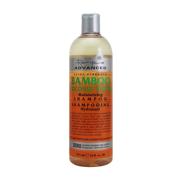 Renpure Advanced Extra Fort Bambou Eau de Coco Shampooing Hydratant