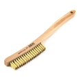 thumbnail image 1 of Forney Industries Inc 70518 Brush Brass Scratch Wood Handle, 1 of 5