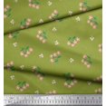thumbnail image 3 of Soimoi Poly Georgette Fabric Leaves & Wild Flower Floral Decor Fabric Printed Yard 52 Inch Wide, 3 of 3