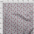 thumbnail image 2 of oneOone Cotton Poplin Fabric Leaves & Flower Floral Print Fabric BTY 56 Inch Wide, 2 of 4