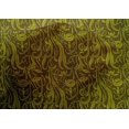 thumbnail image 4 of oneOone Tissu Coton Soie Feuilles et Floral à Blocs Imprimés au Mètre 42 Pouces de Large, 4 of 4
