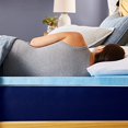 thumbnail image 4 of Sleep Innovations Surmatelas en Mousse Mémoire Sure Temp de 2 Po, Très Grand Lit, 4 of 5