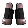 thumbnail image 3 of Horse Exercise Jumping Horse Tendon and Fetlock Leg Support for Training - Brown M, 3 of 10