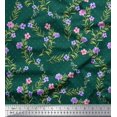 thumbnail image 1 of Soimoi Polyester Crepe Fabric Dot,Leaves & Floral Print Fabric by The Yard 42 Inch Wide, 1 of 3