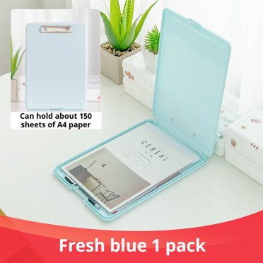TopLLC Boîte de Fichiers A4 Rangement de Fichiers Boîte de Fichiers Boîte de Fichiers Multifonctionnelle Dossier en Plastique Transparent Rangement Bloc-Notes Boîtes de Fichiers