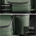 thumbnail image 3 of Multi-functional Car Console Armrest Storage Organizer - Leather Vehicle Interior Partition Pouch with Storage Compartment, Available in Black, Grey, ArmyGreen - 14.2 x 10.2 x 7.1 inches, 12.7oz, 3 of 6