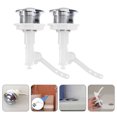 thumbnail image 4 of 2 Pcs Boutons Poussoirs pour Réservoir d'Eau de Toilette, Bouton Poussoir Robuste, Interrupteur de Réservoir, 4 of 7