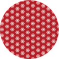 thumbnail image 1 of Ahgly Company Tapis d'Intérieur Lavable en Machine Carré Transitionnel Pastel Rouge Rose, 3 Pieds Carré, 1 of 7