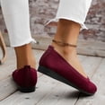 thumbnail image 4 of Dakaela Ballerines Chaussures Plates Femmes Habillées Bout Rond à Enfiler Ballerine Marche Mocassins à Petit Talon Compensé, 4 of 9