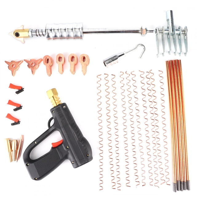 Dent Welder Car Body Repair 86pcs Dent Puller Stud Welder Kit Auto Car Spot Repair Device Stud Welding Hammer Tool