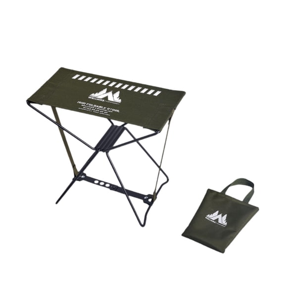 S SERENABLE Foldable Fishing Stool, Portable Footstool, Portable Chair Seat Ottoman,Foot Stool,Furniture for Outdoor Activities,Gardening Green