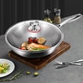 thumbnail image 3 of HHBEAUTY Titanium Hammered Pan Pro With Lid, Pure Titanium Pot, Non Stick Titanium Nutri Pans, Scratch-Resistant, Resistant Non Stick, Even Heating, For Cooking, Heats Quickly, Cooks Evenly, 3 of 8