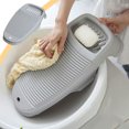 thumbnail image 1 of EGNMCR Washing Machine Hand Washing Clothes Board Plastic Washing Board Home With Stand Portable Laundry appliances, 1 of 6