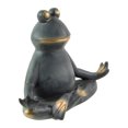 thumbnail image 3 of Northlight 12.25" Frog in Lotus Yoga Position Garden Statue, 3 of 6