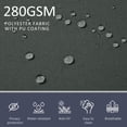thumbnail image 4 of Outsunny Auvent Latéral Double Rétractable 236 Pouces x 63 Pouces Écran de Patio Gris, 4 of 10