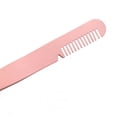 thumbnail image 2 of 3pcs 2 in 1 Stainless Steel Tweezer Comb Eyebrow Tweezers for Women Creative Makeup Tools (Assorted Colors), 2 of 9