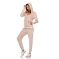 thumbnail image 3 of White Mark Ensemble de Survêtement en Velours pour Femmes, 2 Pcs, 3 of 6