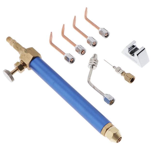 Rongfmy Gas Welding Oxy Jewelry Making 4 Tip Blue