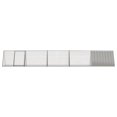 thumbnail image 2 of vidaXL Rabbit Cage Grey 504.5x80.5x71 cm Galvanised Steel, 2 of 4