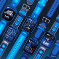 thumbnail image 2 of Mega Man™: My Play Watch Digital Gaming Watch – Built from Mega Man™ 2, Classic & Arcade Modes, Non-Connected, Fitness Tracking, Includes 2 Bands, 2 of 10